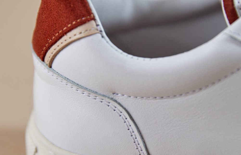 Sneakers homme blanches épurées en cuir italien - BonneGueule