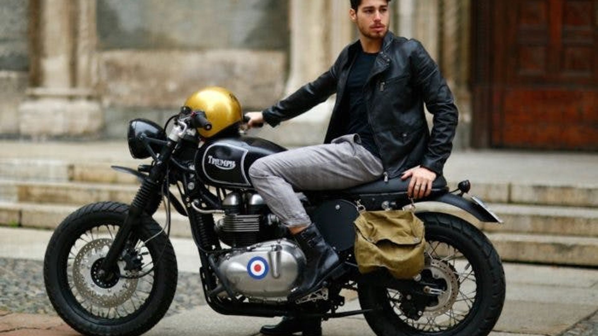 Chaussure moto vintage, cuir, homologuée ce, biker, homme