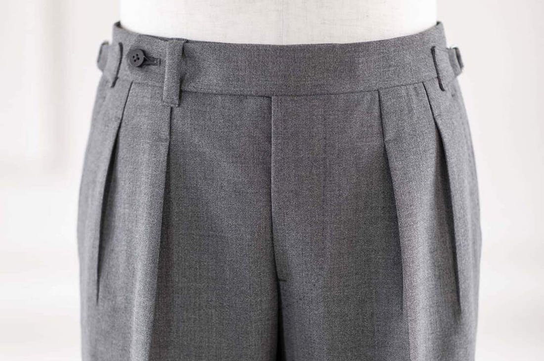 One Touch Pantalon \u00e0 pinces gris clair mouchet\u00e9 style d\u2019affaires Mode Pantalons Pantalons à pinces 